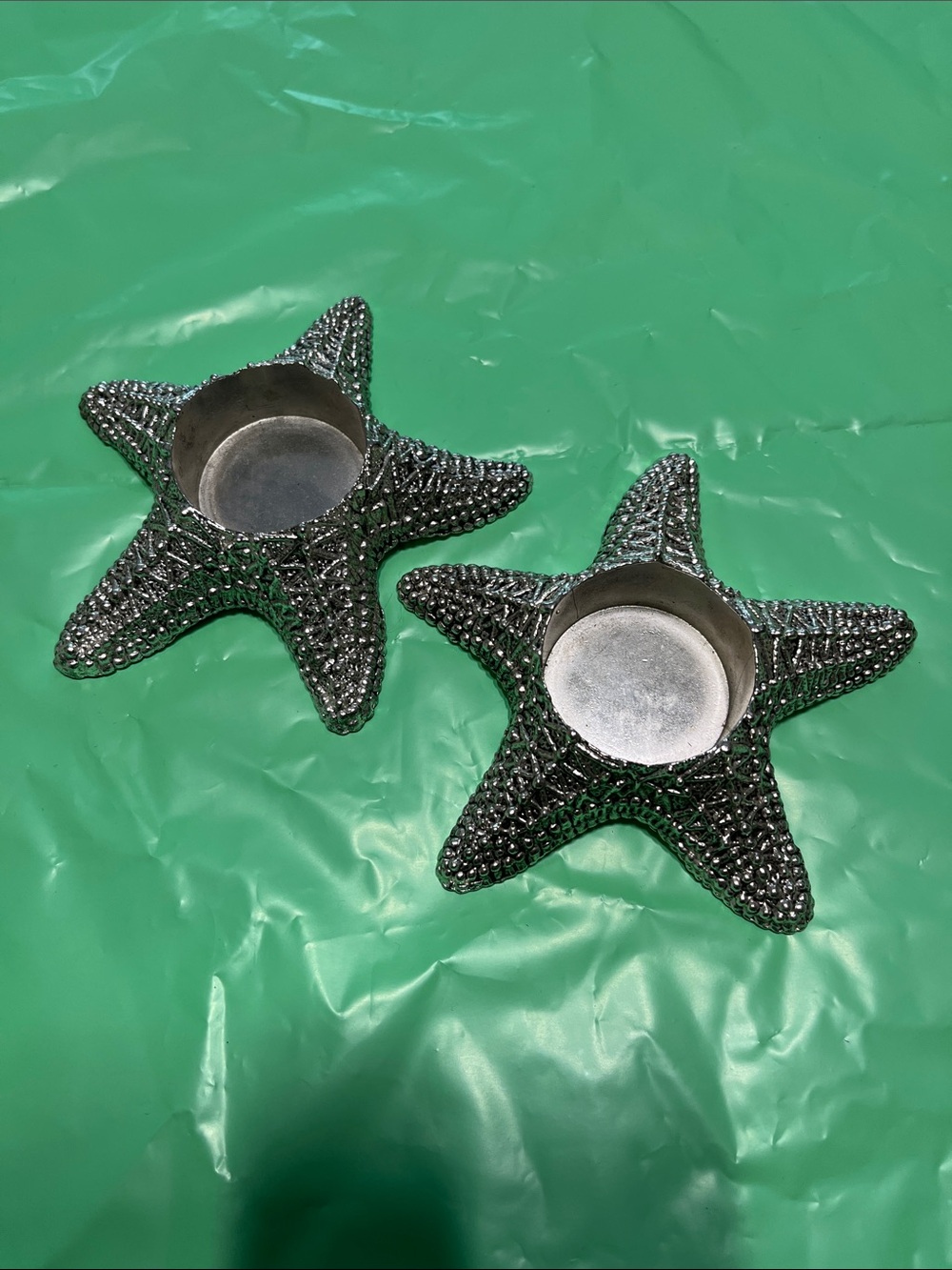 Yankee Candle Starfish Metal Tealight Holders - 2 piece